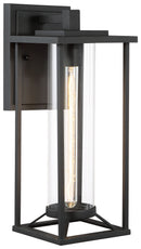One Light Outdoor Wall Mount<br /><span style="color:#4AB0CE;">Entrega: 4-10 dias en USA</span><br /><span style="color:#4AB0CE;font-size:60%;">PREGUNTE POR ENTREGA EN PANAMA</span><br />Collection: Trescott<br />Finish: Black