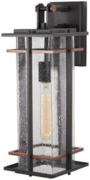 Minka-Lavery - 72493-68 - One Light Outdoor Wall Mount - San Marcos - Black w/Antique Copper