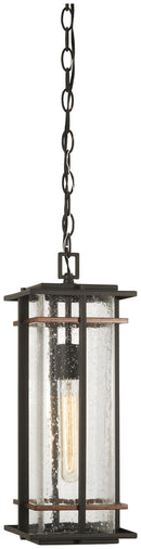Minka-Lavery - 72494-68 - One Light Outdoor Chain Hung Lantern - San Marcos - Black w/Antique Copper