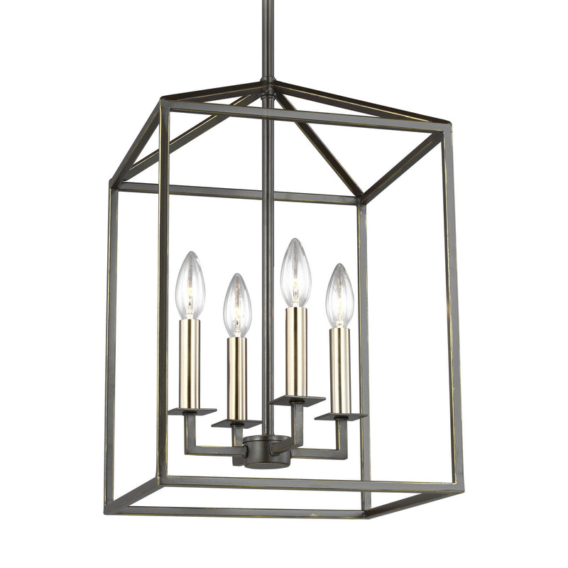 Generation Lighting. - 5115004-710 - Four Light Hall / Foyer - Perryton - Bronze