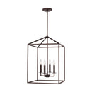 Four Light Hall / Foyer<br /><span style="color:#4AB0CE;">Entrega: 4-10 dias en USA</span><br /><span style="color:#4AB0CE;font-size:60%;">PREGUNTE POR ENTREGA EN PANAMA</span><br />Collection: Perryton<br />Finish: Bronze