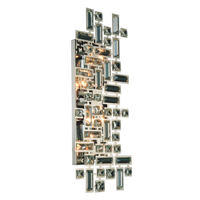 Elegant Lighting - V2100W22C/RC - Four Light Wall Sconce - Picasso - Chrome