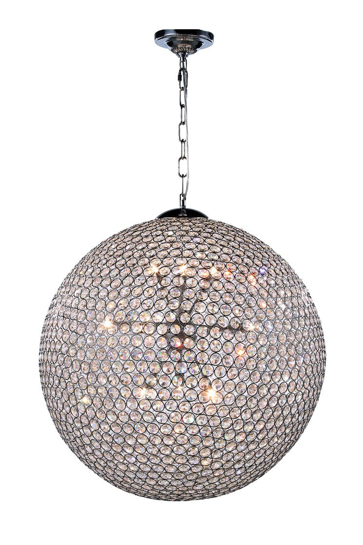 Elegant Lighting - V2102D24C/RC - 12 Light Pendant - Cabaret - Chrome