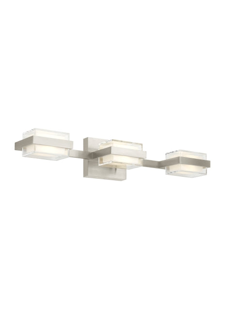 Visual Comfort Modern - 700BCKMD3HS-LED930 - LED Bath - Kamden - Satin Nickel