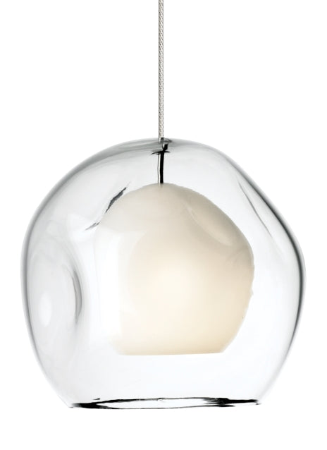 Visual Comfort Modern - 700FJJASCS - One Light Pendant - Jasper - Satin Nickel