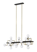 Visual Comfort Modern - 700LSVGOOR - 25 Light Linear Chandelier - Viaggio