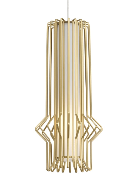 Visual Comfort Modern - 700MPSYRGS - One Light Pendant - Syrma - Satin Nickel