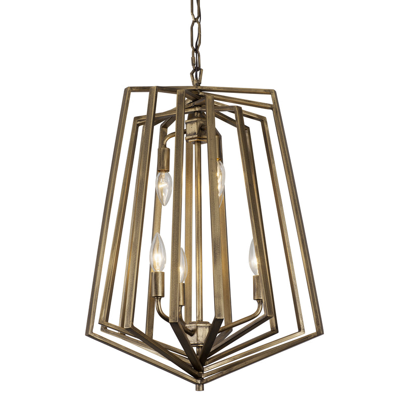 Six Light Foyer Pendant<br /><span style="color:#4AB0CE;">Entrega: 4-10 dias en USA</span><br /><span style="color:#4AB0CE;font-size:60%;">PREGUNTE POR ENTREGA EN PANAMA</span><br />Collection: Gymnast<br />Finish: Havana Gold