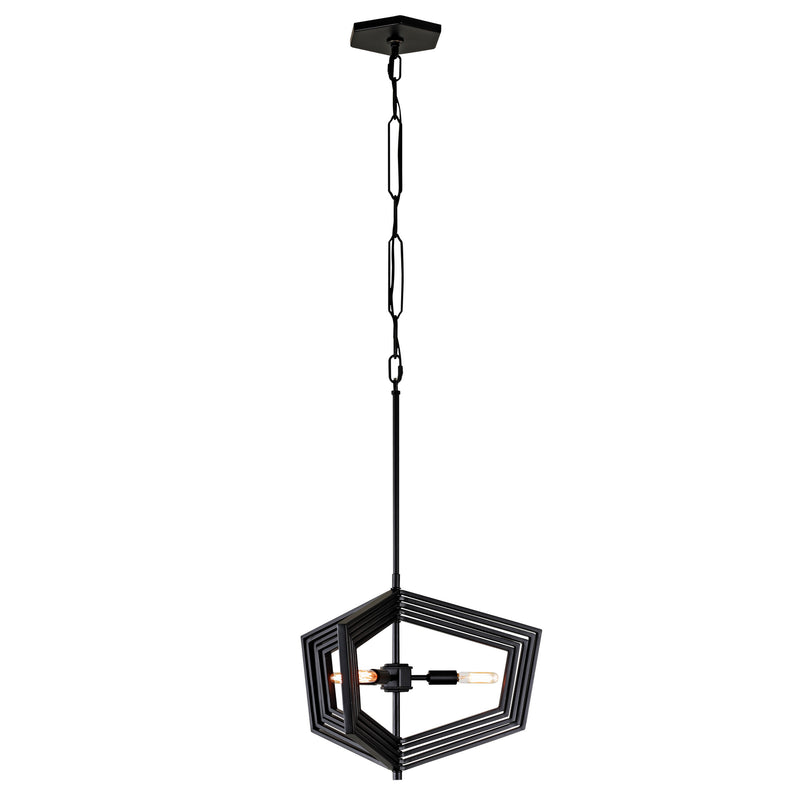 Three Light Pendant<br /><span style="color:#4AB0CE;">Entrega: 4-10 dias en USA</span><br /><span style="color:#4AB0CE;font-size:60%;">PREGUNTE POR ENTREGA EN PANAMA</span><br />Collection: Gymnast<br />Finish: Black