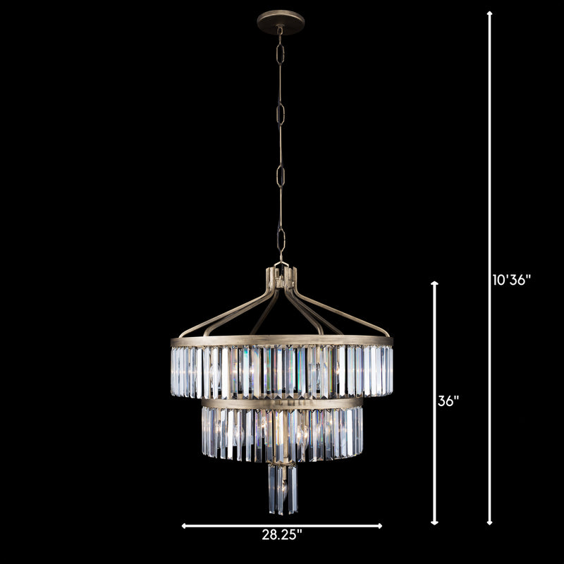 13 Light Pendant<br /><span style="color:#4AB0CE;">Entrega: 4-10 dias en USA</span><br /><span style="color:#4AB0CE;font-size:60%;">PREGUNTE POR ENTREGA EN PANAMA</span><br />Collection: Social Club<br />Finish: Havana Gold