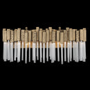 Two Light Bath<br /><span style="color:#4AB0CE;">Entrega: 4-10 dias en USA</span><br /><span style="color:#4AB0CE;font-size:60%;">PREGUNTE POR ENTREGA EN PANAMA</span><br />Collection: Matrix<br />Finish: Havana Gold