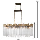 Eight Light Linear Pendant<br /><span style="color:#4AB0CE;">Entrega: 4-10 dias en USA</span><br /><span style="color:#4AB0CE;font-size:60%;">PREGUNTE POR ENTREGA EN PANAMA</span><br />Collection: Matrix<br />Finish: Havana Gold