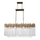 Eight Light Linear Pendant<br /><span style="color:#4AB0CE;">Entrega: 4-10 dias en USA</span><br /><span style="color:#4AB0CE;font-size:60%;">PREGUNTE POR ENTREGA EN PANAMA</span><br />Collection: Matrix<br />Finish: Havana Gold