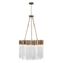 Six Light Pendant<br /><span style="color:#4AB0CE;">Entrega: 4-10 dias en USA</span><br /><span style="color:#4AB0CE;font-size:60%;">PREGUNTE POR ENTREGA EN PANAMA</span><br />Collection: Matrix<br />Finish: Havana Gold