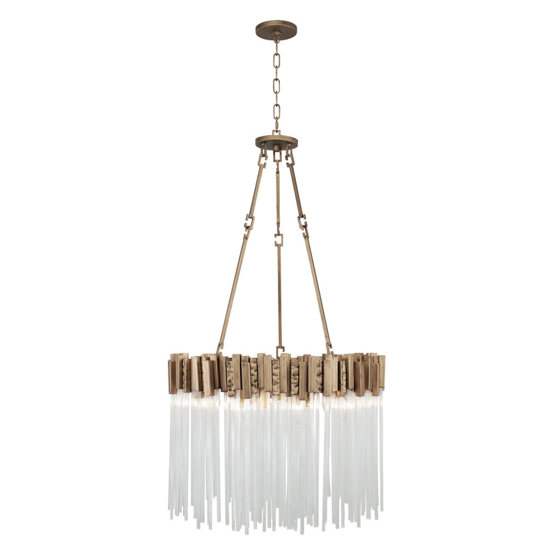 Six Light Pendant<br /><span style="color:#4AB0CE;">Entrega: 17-18 semanas en USA</span><br /><span style="color:#4AB0CE;font-size:60%;">PREGUNTE POR ENTREGA EN PANAMA</span><br />Collection: Matrix<br />Finish: Havana Gold