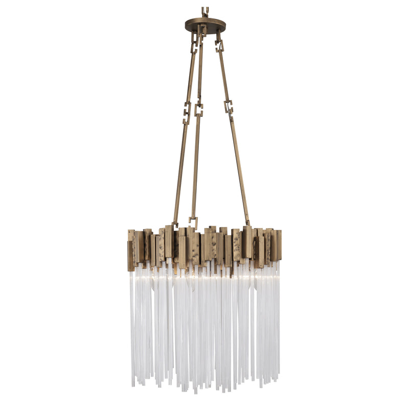 Six Light Pendant<br /><span style="color:#4AB0CE;">Entrega: 4-10 dias en USA</span><br /><span style="color:#4AB0CE;font-size:60%;">PREGUNTE POR ENTREGA EN PANAMA</span><br />Collection: Matrix<br />Finish: Havana Gold