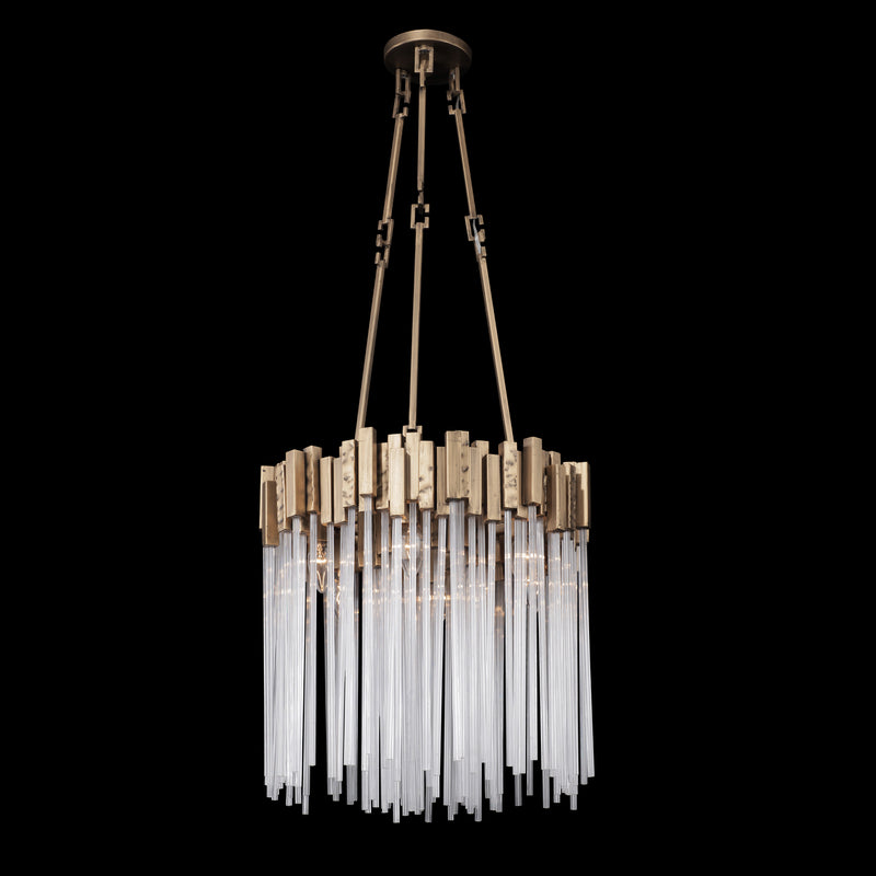Six Light Pendant<br /><span style="color:#4AB0CE;">Entrega: 0-1 semanas en USA</span><br /><span style="color:#4AB0CE;font-size:60%;">PREGUNTE POR ENTREGA EN PANAMA</span><br />Collection: Matrix<br />Finish: Havana Gold