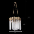 Six Light Pendant<br /><span style="color:#4AB0CE;">Entrega: 4-10 dias en USA</span><br /><span style="color:#4AB0CE;font-size:60%;">PREGUNTE POR ENTREGA EN PANAMA</span><br />Collection: Matrix<br />Finish: Havana Gold