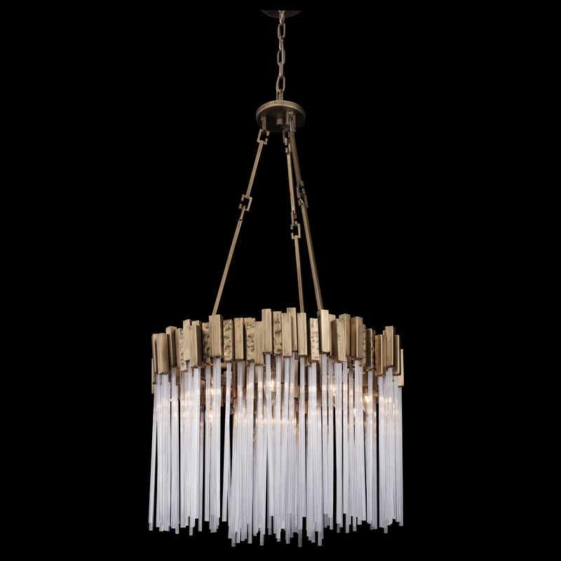 Nine Light Pendant<br /><span style="color:#4AB0CE;">Entrega: 2-3 semanas en USA</span><br /><span style="color:#4AB0CE;font-size:60%;">PREGUNTE POR ENTREGA EN PANAMA</span><br />Collection: Matrix<br />Finish: Havana Gold