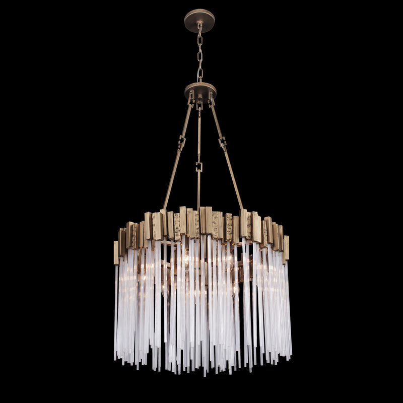 Nine Light Pendant<br /><span style="color:#4AB0CE;">Entrega: 2-3 semanas en USA</span><br /><span style="color:#4AB0CE;font-size:60%;">PREGUNTE POR ENTREGA EN PANAMA</span><br />Collection: Matrix<br />Finish: Havana Gold