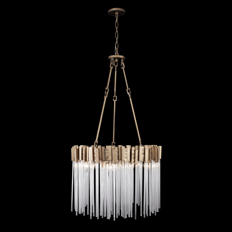 Nine Light Pendant<br /><span style="color:#4AB0CE;">Entrega: 2-3 semanas en USA</span><br /><span style="color:#4AB0CE;font-size:60%;">PREGUNTE POR ENTREGA EN PANAMA</span><br />Collection: Matrix<br />Finish: Havana Gold