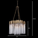 Nine Light Pendant<br /><span style="color:#4AB0CE;">Entrega: 4-10 dias en USA</span><br /><span style="color:#4AB0CE;font-size:60%;">PREGUNTE POR ENTREGA EN PANAMA</span><br />Collection: Matrix<br />Finish: Havana Gold