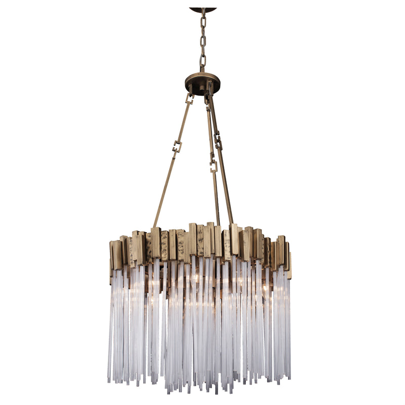 Nine Light Pendant<br /><span style="color:#4AB0CE;">Entrega: 2-3 semanas en USA</span><br /><span style="color:#4AB0CE;font-size:60%;">PREGUNTE POR ENTREGA EN PANAMA</span><br />Collection: Matrix<br />Finish: Havana Gold