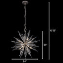 Eight Light Pendant<br /><span style="color:#4AB0CE;">Entrega: 4-10 dias en USA</span><br /><span style="color:#4AB0CE;font-size:60%;">PREGUNTE POR ENTREGA EN PANAMA</span><br />Collection: Orbital<br />Finish: Gold Dust