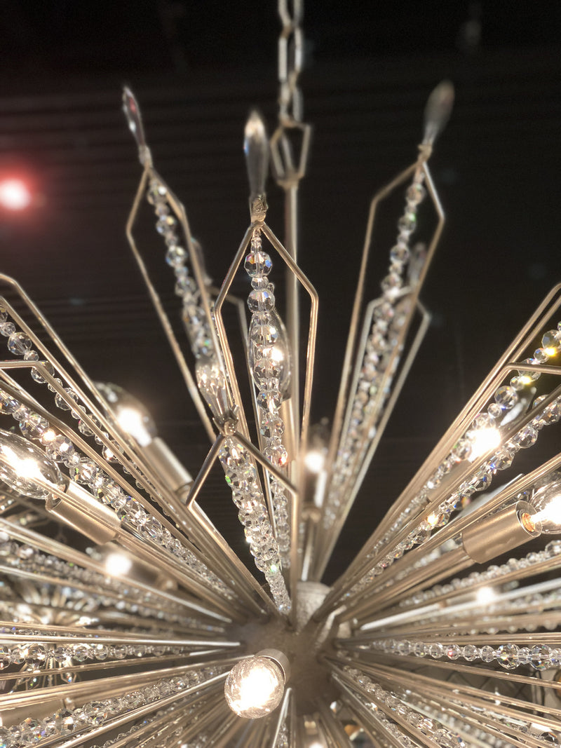 16 Light Pendant<br /><span style="color:#4AB0CE;">Entrega: 4-10 dias en USA</span><br /><span style="color:#4AB0CE;font-size:60%;">PREGUNTE POR ENTREGA EN PANAMA</span><br />Collection: Orbital<br />Finish: Gold Dust