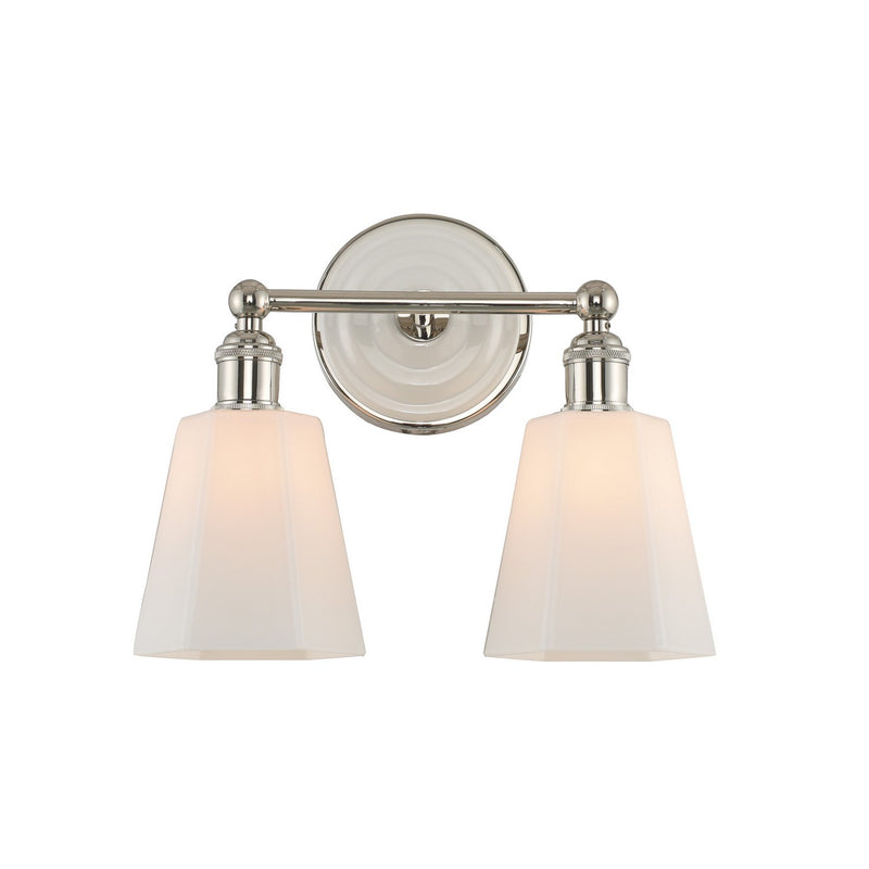 Kalco - 305032PN - Two Light Bath - Greenwich - Polished Nickel