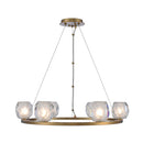 Kalco - 311750WB - LED Pendant - Stella - Winter Brass