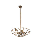 Kalco - 504752PAB - Eight Light Pendant - Esmeralda - Pearlized Antique Brass