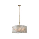 Kalco - 505851OL - Six Light Pendant - Roxy - Oxidized Gold Leaf