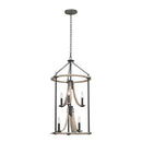 Kalco - 506650NI - Six Light Foyer Pendant - Middleton - Natural Iron