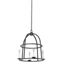 Kalco - 506951BI - Four Light Pendant - Wickenburg - Black Iron