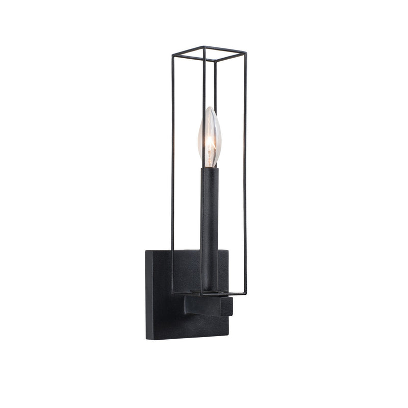 Kalco - 507720BI - One Light Wall Sconce - Allston - Black Iron