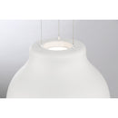George Kovacs - P1780-044B-L - LED Pendant - Kettle Up - Matte White