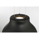 George Kovacs - P1780-066A-L - LED Pendant - Kettle Up - Sand Coal Black