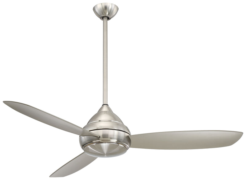 Minka Aire - F477L-BNW - 58"Ceiling Fan - Concept L Wet 58" Led - Brushed Nickel Wet