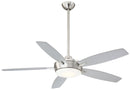 Minka Aire - F690L-BN/SL - 52"Ceiling Fan - Espace - Brushed Nickel With Silver Blades