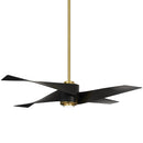 64"Ceiling Fan<br /><span style="color:#4AB0CE;">Entrega: 4-10 dias en USA</span><br /><span style="color:#4AB0CE;font-size:60%;">PREGUNTE POR ENTREGA EN PANAMA</span><br />Collection: Artemis IV<br />Finish: Soft Brass With Matte Black Blades