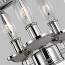 Visual Comfort Studio - FM521PN - Three Light Flush Mount - Woodruff - Polished Nickel