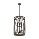 Six Light Hanging Shade<br /><span style="color:#4AB0CE;">Entrega: 4-10 dias en USA</span><br /><span style="color:#4AB0CE;font-size:60%;">PREGUNTE POR ENTREGA EN PANAMA</span><br />Collection: Patrice<br />Finish: Deep Abyss