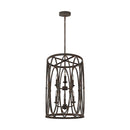 Six Light Hanging Shade<br /><span style="color:#4AB0CE;">Entrega: 4-10 dias en USA</span><br /><span style="color:#4AB0CE;font-size:60%;">PREGUNTE POR ENTREGA EN PANAMA</span><br />Collection: Patrice<br />Finish: Deep Abyss