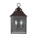 Two Light Pocket Wall Lantern<br /><span style="color:#4AB0CE;">Entrega: 5-6 semanas en USA</span><br /><span style="color:#4AB0CE;font-size:60%;">PREGUNTE POR ENTREGA EN PANAMA</span><br />Collection: Galena<br />Finish: Sable