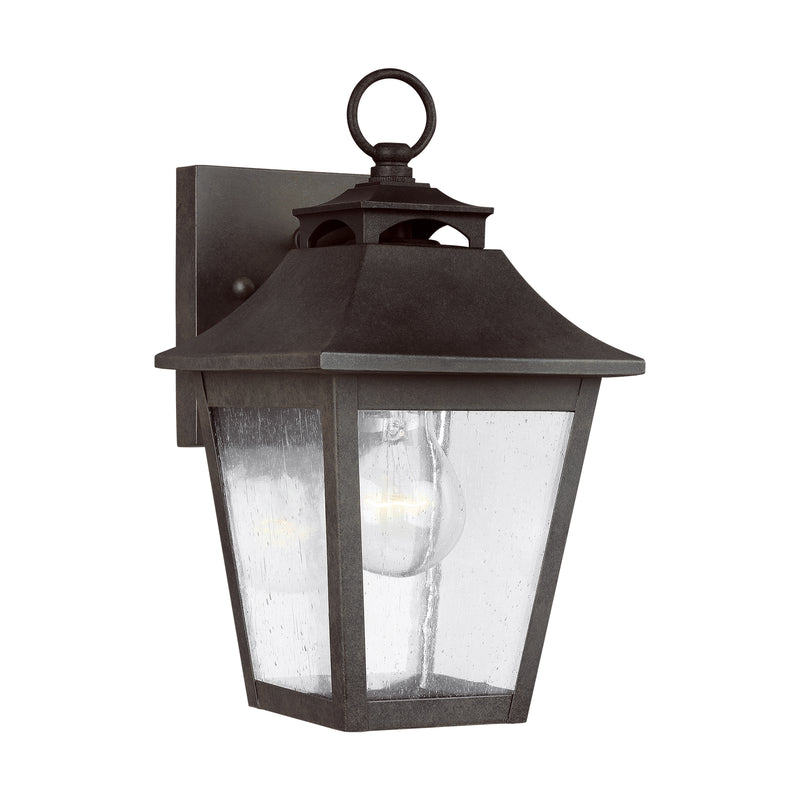 One Light Lantern<br /><span style="color:#4AB0CE;">Entrega: 2-3 semanas en USA</span><br /><span style="color:#4AB0CE;font-size:60%;">PREGUNTE POR ENTREGA EN PANAMA</span><br />Collection: Galena<br />Finish: Sable