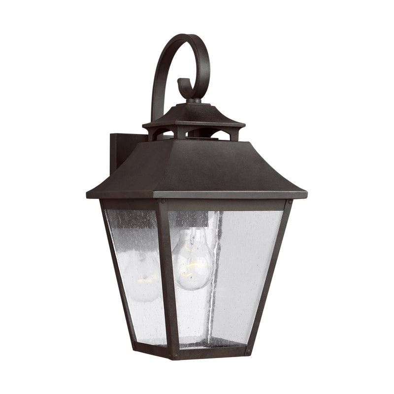 One Light Lantern<br /><span style="color:#4AB0CE;">Entrega: 4-10 dias en USA</span><br /><span style="color:#4AB0CE;font-size:60%;">PREGUNTE POR ENTREGA EN PANAMA</span><br />Collection: Galena<br />Finish: Sable