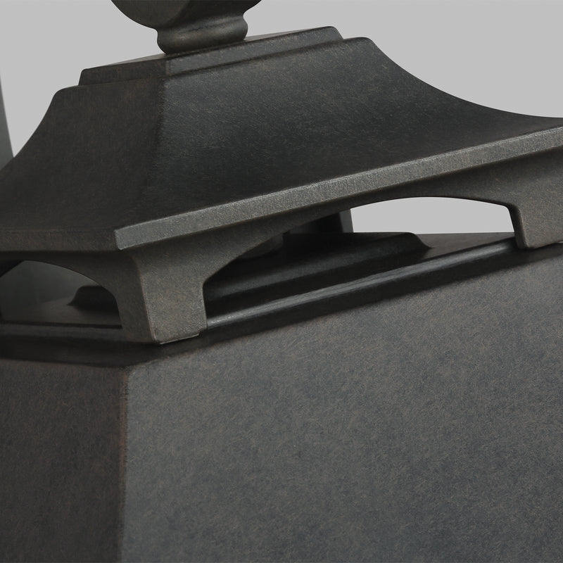 Three Light Lantern<br /><span style="color:#4AB0CE;">Entrega: 6-7 semanas en USA</span><br /><span style="color:#4AB0CE;font-size:60%;">PREGUNTE POR ENTREGA EN PANAMA</span><br />Collection: Galena<br />Finish: Sable