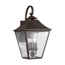 Four Light Lantern<br /><span style="color:#4AB0CE;">Entrega: 4-10 dias en USA</span><br /><span style="color:#4AB0CE;font-size:60%;">PREGUNTE POR ENTREGA EN PANAMA</span><br />Collection: Galena<br />Finish: Sable