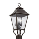 Three Light Post Lantern<br /><span style="color:#4AB0CE;">Entrega: 4-10 dias en USA</span><br /><span style="color:#4AB0CE;font-size:60%;">PREGUNTE POR ENTREGA EN PANAMA</span><br />Collection: Galena<br />Finish: Sable